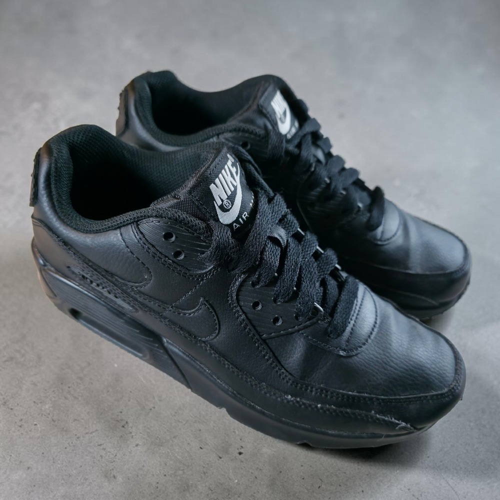 Nike Shoes Womens 6 / Youth 4.5 GS Air Max 90‎ CD6864-001 Triple Black Sneakers